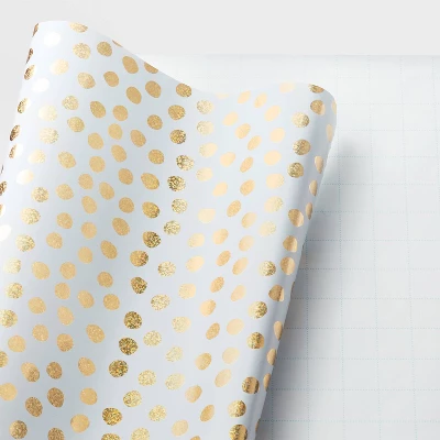 Gold Dots Wrapping Paper - Spritz™ 2 Gold Dots Wrapping Paper - Spritz™ - Image 2