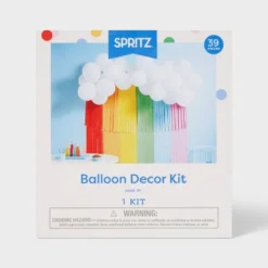 30ct Balloon Garland Décor Kit With Rainbow Tiered Backdrop - Spritz™ 5 30ct Balloon Garland Décor Kit With Rainbow Tiered Backdrop - Spritz™ -Spritz GUEST bf2b1fdc 598c 46a3 b619 9f73d5178e8c