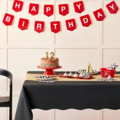 54" X 108" Solid Table Cover Black - Spritz™