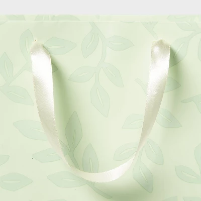 Green Leaf With Mirror Ink Large Gift Bag - Spritz™ 2 Green Leaf With Mirror Ink Large Gift Bag - Spritz™ - Image 2