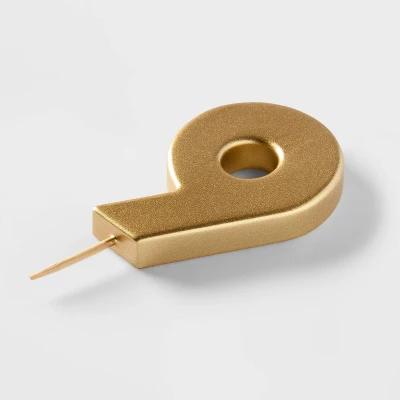 Number 9 Gold Candle - Spritz™ 3 Number 9 Gold Candle - Spritz™ - Image 3
