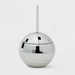 Disco Ball Shaped Cup Silver 14 Fl Oz - Spritz™ -Spritz GUEST d37fec05 7e39 4138 84fb a984481abd9a