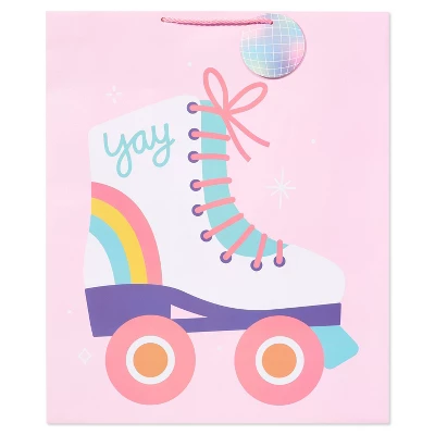 Roller Skate Kids' Gift Bag - Spritz™: Large Multicolored Paper Bag For All Occasions, 19.25" X 16" X 10" 1 Roller Skate Kids' Gift Bag - Spritz™: Large Multicolored Paper Bag For All Occasions, 19.25" X 16" X 10"