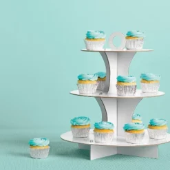 White 3-Tier Cupcake Stand - Spritz™