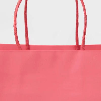 Small Gift Bag Pink Two Color Block - Spritz™ 2 Small Gift Bag Pink Two Color Block - Spritz™ - Image 2