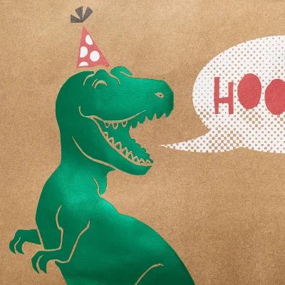 Medium Gift Bag Birthday T-Rex Hooray - Spritz™: Dinosaur Party Bag, Multicolor, 12.75" X 10" X 5" 2 Medium Gift Bag Birthday T-Rex Hooray - Spritz™: Dinosaur Party Bag, Multicolor, 12.75" X 10" X 5" - Image 2