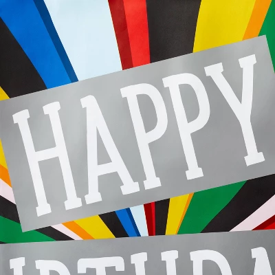 XLarge "Happy Birthday" Burst Colossal Gift Bag - Spritz™ 2 XLarge "Happy Birthday" Burst Colossal Gift Bag - Spritz™ - Image 2
