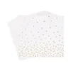 30ct Disposable Lunch Napkins With Foil Gold - Spritz™