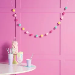 60" Pom Pom Bright Garland - Spritz™