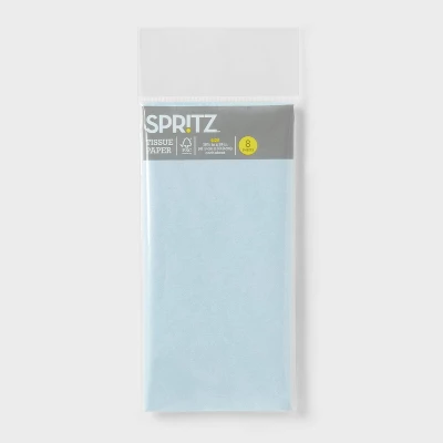 8ct Pegged Tissue Blue With Pearls Spritz™ 2 8ct Pegged Tissue Blue With Pearls Spritz™ - Image 2