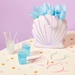 20ct Iridescent Paper Straws - Spritz™