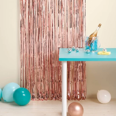 Fringe Backdrop Rose Gold - Spritz™ 1 Fringe Backdrop Rose Gold - Spritz™
