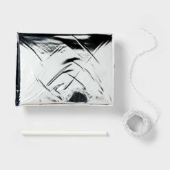 "Happy Birthday" Foil Balloon Banner Silver - Spritz™" 5 "Happy Birthday" Foil Balloon Banner Silver - Spritz™" -Spritz GUEST fec45eee 0231 4dbe 8564 aa4bdc8986f8