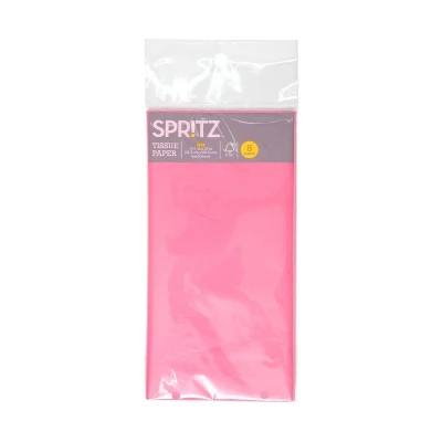 8ct Tissue Paper Hot Pink - Spritz™: Gift Bag Tissue Papers For All Occasions, Solid Pattern, 16.5" X 24" 1 8ct Tissue Paper Hot Pink - Spritz™: Gift Bag Tissue Papers For All Occasions, Solid Pattern, 16.5" X 24"